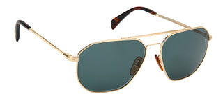 David Beckham DB 1041/S men Gold Pilot Sunglasses