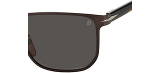 David Beckham DB 1061/S men Brown Geometric Sunglasses