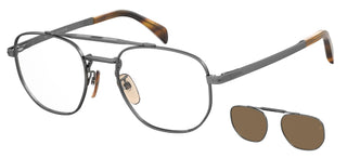 David Beckham DB 1082/G/CS men Grey Geometric Sunglasses