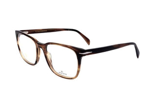 David Beckham Db 1083 Men Brown Geometric Eyeglasses
