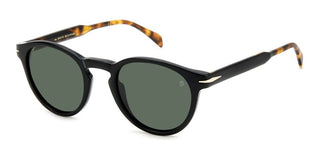 David Beckham DB 1111/S men Black Round Sunglasses