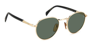 David Beckham DB 1116/S men Gold Round Sunglasses