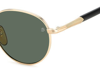 David Beckham DB 1116/S men Gold Round Sunglasses