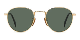 David Beckham DB 1116/S men Gold Round Sunglasses