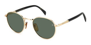 David Beckham DB 1116/S men Gold Round Sunglasses