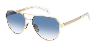 David Beckham DB 1121/G/S men Gold Pilot Sunglasses