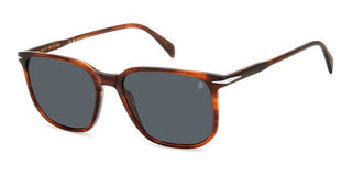 David Beckham Db 1141/s Men Brown Rectangle Sunglasses
