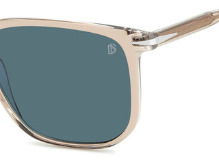David Beckham Db 1141/s Men Transparent Rectangle Sunglasses