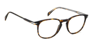 David Beckham Db 1160 Men Havana Rectangle Eyeglasses