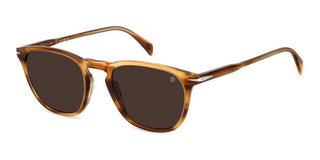 David Beckham Db 1160/s Men Brown Rectangle Sunglasses