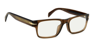 David Beckham DB 1170/F men Brown Rectangle Eyeglasses