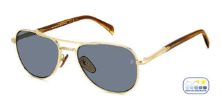 David Beckham Db 1175/s Men Gold Pilot Sunglasses