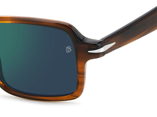 David Beckham Db 1179/s Men Brown Rectangle Sunglasses