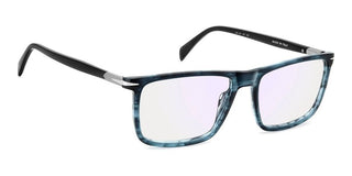 David Beckham Db 1181 Men Blue Rectangle Eyeglasses