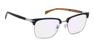 David Beckham Db 1183 Men Blue Rectangle Eyeglasses