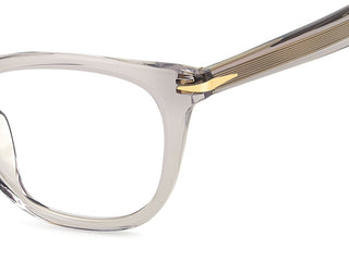 David Beckham Db 1186/f Men Grey Geometric Eyeglasses