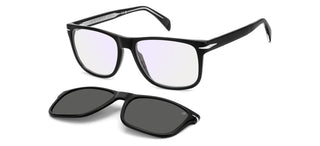 David Beckham Db 1188/c Men Black Rectangle Sunglasses