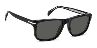 David Beckham Db 1188/c Men Black Rectangle Sunglasses