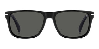 David Beckham Db 1188/c Men Black Rectangle Sunglasses