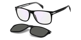 David Beckham Db 1188/c Men Black Rectangle Sunglasses