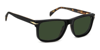 David Beckham Db 1188/c Men Black Rectangle Sunglasses