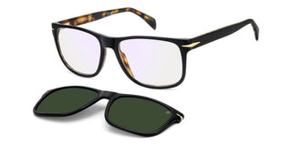 David Beckham Db 1188/c Men Black Rectangle Sunglasses