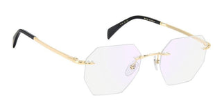 David Beckham Db 1189 Men Gold Geometric Eyeglasses