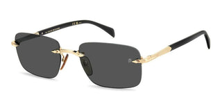 David Beckham Db 1195/s Men Gold Rectangle Sunglasses