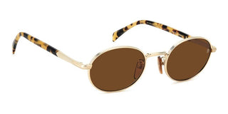 David Beckham Db 1196/s Men Gold Oval Sunglasses