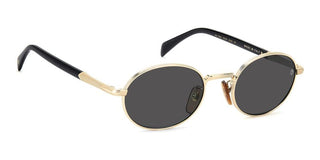 David Beckham Db 1196/s Men Gold Oval Sunglasses
