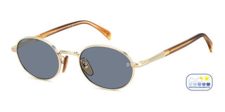 David Beckham Db 1196/s Men Gold Oval Sunglasses