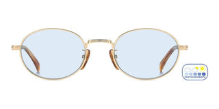 David Beckham Db 1196/s Men Gold Oval Sunglasses