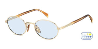 David Beckham Db 1196/s Men Gold Oval Sunglasses