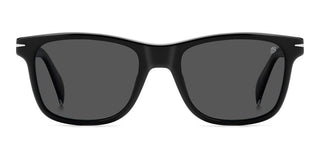 David Beckham Db 1197/s Men Black Rectangle Sunglasses