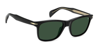 David Beckham Db 1197/s Men Black Rectangle Sunglasses