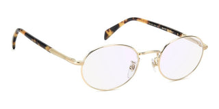 David Beckham DB 1203 men Gold Oval Eyeglasses