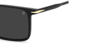 David Beckham Db 1220/s Men Black Rectangle Sunglasses