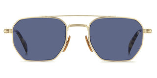 David Beckham Db 1229/s Men Gold Pilot Sunglasses