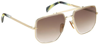 David Beckham DB 7001/S men Gold Geometric Sunglasses