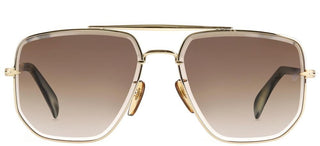 David Beckham DB 7001/S men Gold Geometric Sunglasses