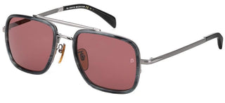David Beckham DB 7002/S men Ruthenium Geometric Sunglasses