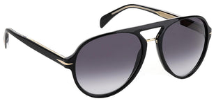 David Beckham DB 7005/S men Black Pilot Sunglasses