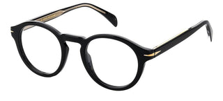 David Beckham DB 7010 men Black Round Eyeglasses