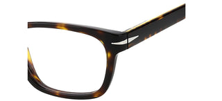 David Beckham DB 7011 men Havana Geometric Eyeglasses