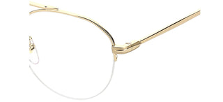 David Beckham DB 7014 men Gold Round Eyeglasses