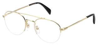 David Beckham DB 7014 men Gold Round Eyeglasses