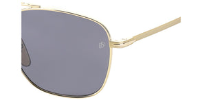David Beckham DB 7019/S men Gold Geometric Sunglasses