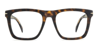 David Beckham Db 7020 Men Havana Rectangle Eyeglasses