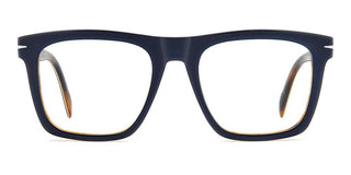 David Beckham Db 7020 Men Blue Rectangle Eyeglasses