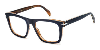 David Beckham Db 7020 Men Blue Rectangle Eyeglasses